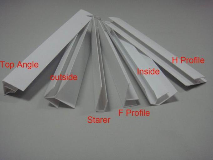 profils supérieurs d'extrusion de PVC d'ange de 5950mm avec du CE/certificat d'OIN/GV