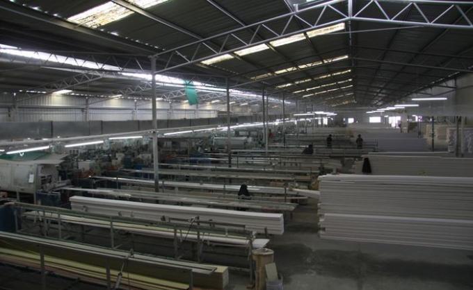 Profils de estampillage chauds d'extrusion de PVC pour la connexion 6mm | épaisseur de plafond de 9.5mm