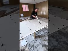 Installation de placage bois PVC