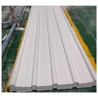 1070mm Tuiles Blanches en UPVC avec crête haute 2mm Tuile thermoacoustique UPVC Ecoroof toitures en UPVC couverture populaire en Amérique latine