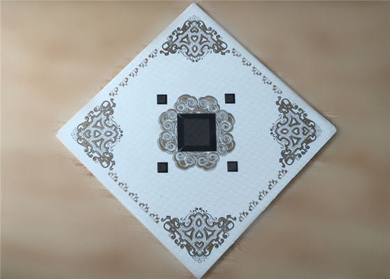 Dalles de plafond économiques et résistantes à l'humidité pour faux plafond, épaisseur 7 mm, carrées