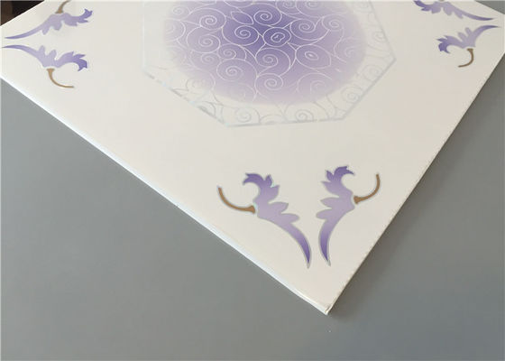 Panneau de plafond 595*595mm Écologique Moderne pour faux plafond pour abri voiture / garages / salles de bain