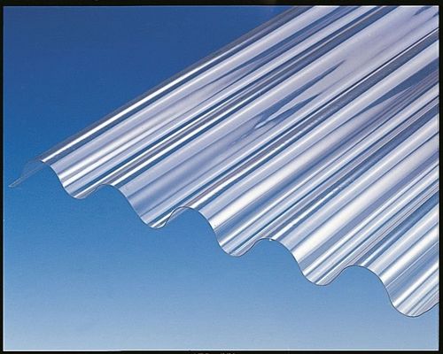 Panneaux en polycarbonate ondulé transparent Panneaux de lanterneau ondulés tôles de toiture translucides ondulées