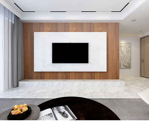 Panneau mural en PVC intérieur en PVC stratifié décoratif pour la conception de grilles de fond