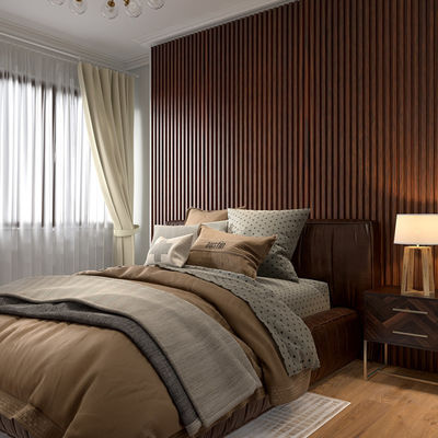 Isolement thermique Wpc panneau mural extérieur Installation facile