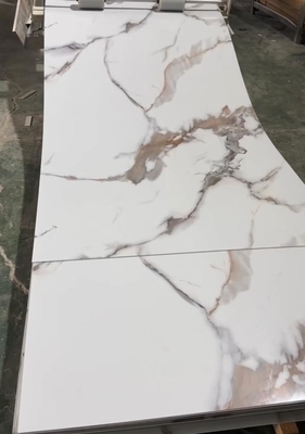 feuilles de PVC à chaud avec revêtement murale décoratif de 4*8 pieds