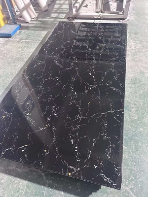 Panneaux de PVC UV, panneaux muraux en marbre imperméables, panneaux décoratifs hautement brillants