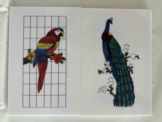 Panneau publicitaire PS d'impression 3D 1000×1800 feuilles de polystyrène décoratives pour cloison de porte