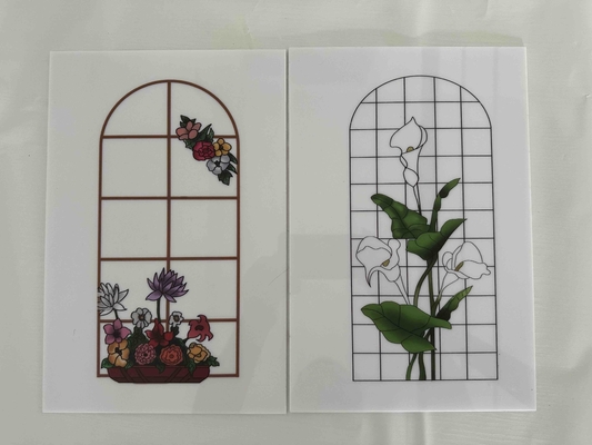 décorada lámina de poliestireno para México impression couleur planches de poliestireno blanc