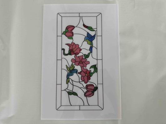 Planches d'impression de fleurs en polystyrène pour les portes