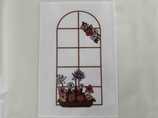 Planches d'impression de fleurs en polystyrène pour les portes