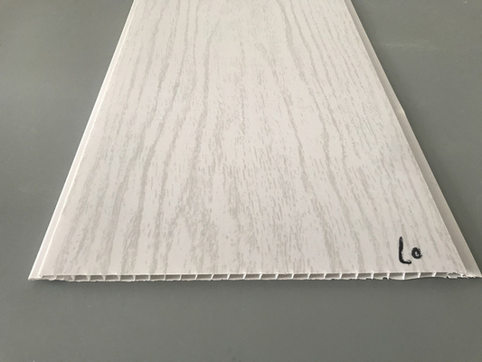 Panneaux en PVC plats en bois de 2,5 kg, haute brillance, pour plafond d'appartement, panneaux en PVC en bois brillants pour l'Amérique latine