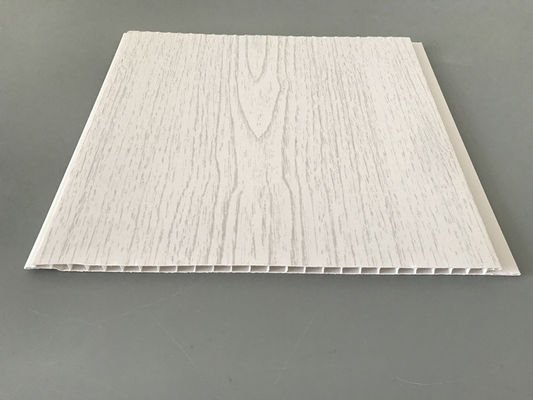 Plafond en PVC résistant au vieillissement Panneaux en bois 250×7 mm 2,5 kg/m2 Panneaux en PVC plat en bois