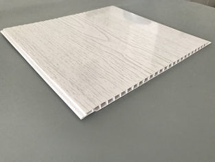 Panneaux de plafond en bois PVC personnalisés Panneaux muraux intérieurs en bois Épaisseur 7 mm Panneau PVC de plafond brillant