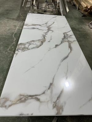Feuille UV marbre 1.22×2.44m 2mm avec marquage à chaud