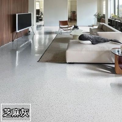 Plancher en résine époxy auto-nivelant pour finition Sable de couleur quartz revêtement Terrazzo Peinture écologique pour le commerce