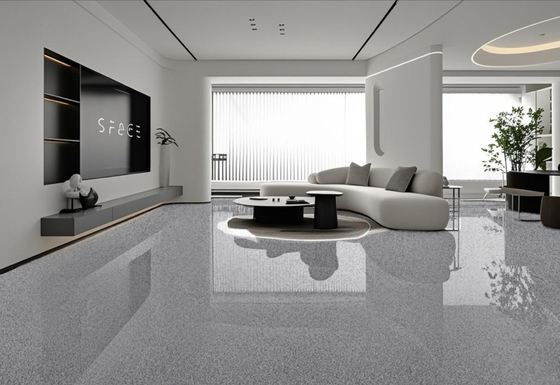 Peinture de sol en béton avec sable coloré époxy, matériau de revêtement de sol autonivelant