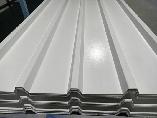 Tôles de toiture en UPVC de haute qualité, couleur blanche, T1070, tôles de toiture ondulées en UPVC, tôles de toiture en PVC bon marché