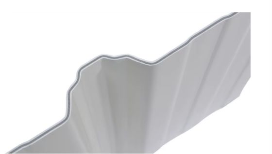 T1130 feuille de toiture en UPVC ondulée couleur blanche feuilles de toiture en UPVC multicouches en UPVC plastique durable