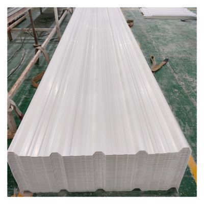 Tuiles en résine synthétique à installation rapide Blanc UPVC Tôles de toiture PVC Tôle plastique PVC 2mm pour toiture Tejas De UPVC populaires en Amérique latine