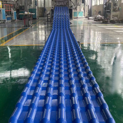 Tôle de toiture ondulée en PVC ignifuge et anti-UV, populaire, en plastique UPVC, tuiles synthétiques avec revêtement ASA