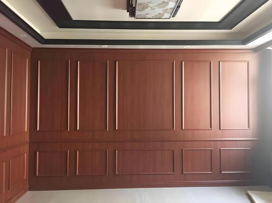 Panneau en cristal de carbone d'épaisseur 5 mm / 8 mm, fibre de charbon de bambou, placage de bois, panneau en mousse de PVC pour la décoration murale intérieure