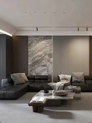 Panneau de verre au carbone populaire Veneer en bois en PVC Chine Type de bois en PVC pour les murs intérieurs