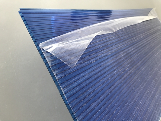 La toiture bleue de polycarbonate couvre l'épaisseur de la matière première 6mm de Lexan/Makrolon