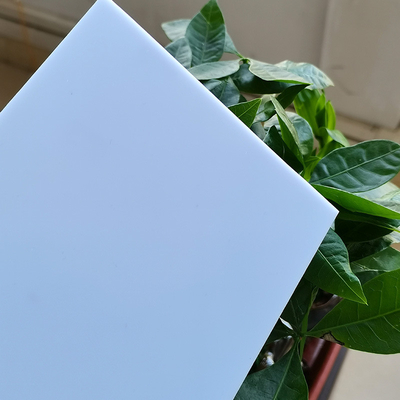 feuilles de polystyrène à impact élevé PS panneau en plastique de couleur blanche opale