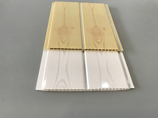 200 panneaux de revêtement en bois artistiques intérieurs de PVC du × 5.95M pour l'épaisseur du restaurant 8