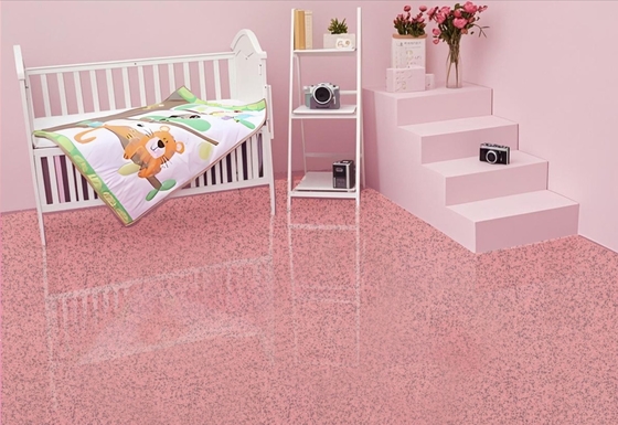 Peinture autonivelante à deux composants pour sol en marbre et pierre époxy Revêtement de sol en résine époxy respectueux de l'environnement Sol en sable coloré pour usage domestique