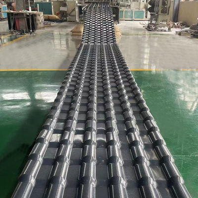 Tôle de toiture en PVC-U colorée et insonorisée, tuiles de toit en PVC noires, tôles ondulées en PVC-U légères pour toiture extérieure, toit en PVC résistant aux intempéries